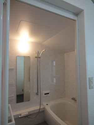 勾配天井の浴室リフォーム